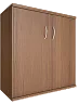 Офисный шкаф низкий широкий (2 низкие двери ЛДСП)