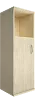 Офисный шкаф узкий средний полузакрытый, Л/Пр.