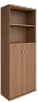 Офисный шкаф высокий для документов высокий полузакрытый