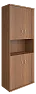 Офисный шкаф для документов высокий полузакрытый