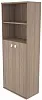 Офисный шкаф высокий для документов полузакрытый