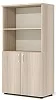 Офисный шкаф комбинированный, средний
