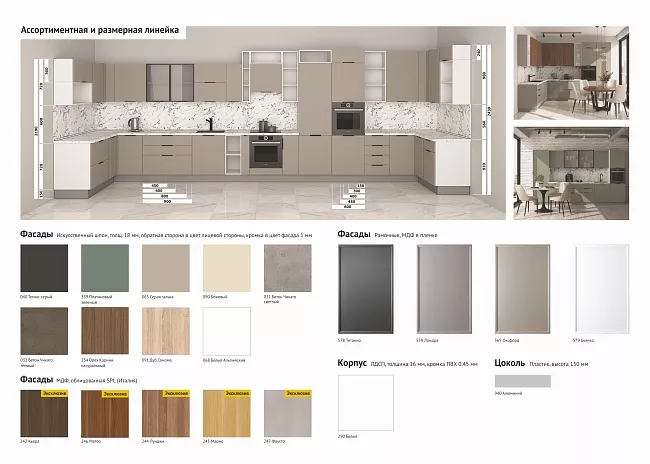 фото Модульная кухня Walnut №5