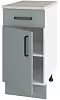 Шкаф кухонный напольный 40 см, со столешницей и ящиком