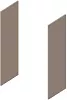 Комплект боковых отделочных панелей для шкафа выс.118см