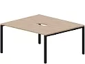 Стол составной  (2 эргономичных выреза)