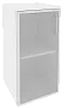Офисный шкаф низкий узкий лев./прав. (1 низкий фасад стекло в раме)