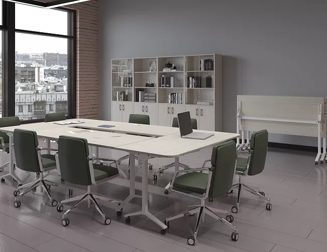 фото столы складные Моби Светлый №2