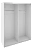 Низкий корпус шкафа-купе + трэк (2-х секционный)