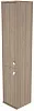 Офисный шкаф высокий узкий закрытый