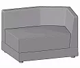 Диван с 1-яр. спинкой справа от сидящего