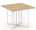 Стол переговорный квадратный, на металлокаркасе