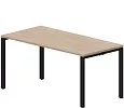 Стол письменный (2 громмета) на П-образном металлокаркасе Strike