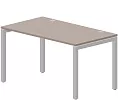 Стол рабочий на металлокаркасе (П-опоры / 2 громмета)