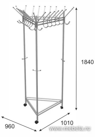 Вешалка общественная Пико 21