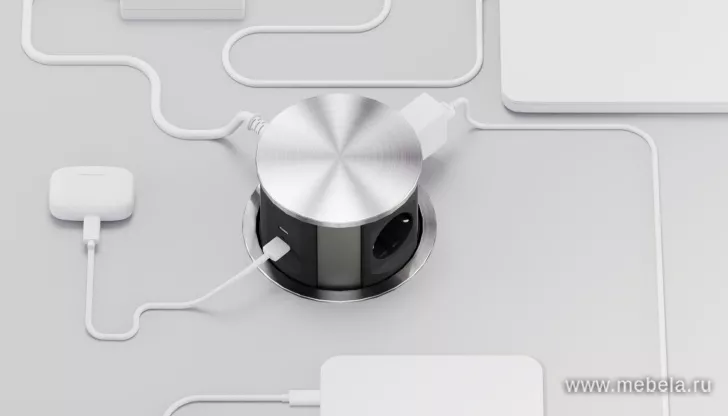 Розетка круглая G10703N-2AC