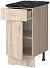 Шкаф кухонный напольный 40 см, со столешницей и ящиком