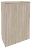 Офисный шкаф средний широкий (2 средних фасада ЛДСП)