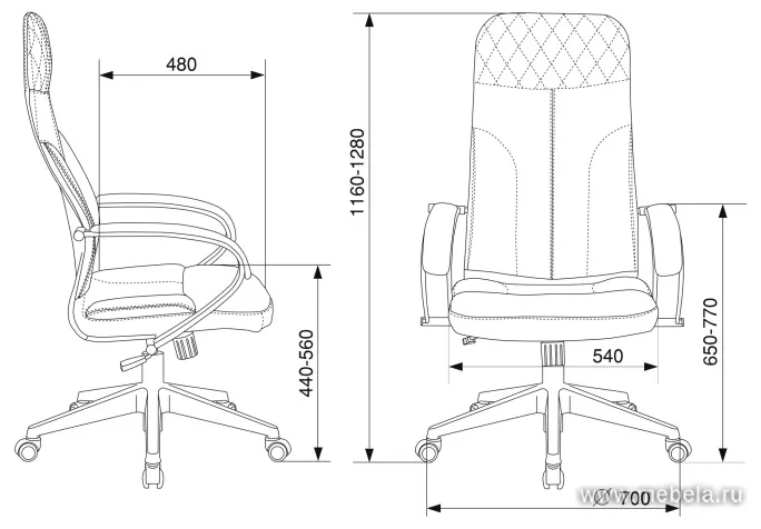 кресло CH-608 Fabric