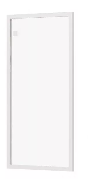 Дверь стеклянная прозрачная в алюминиевой раме