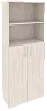 Офисный шкаф высокий широкий (2 средних фасада ЛДСП)