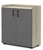 Офисный шкаф для документов низкий закрытый