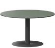 Стол для переговоров круглый на металлической опоре