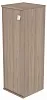 Офисный шкаф узкий средний закрытый