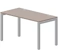 Стол рабочий на металлокаркасе (П-опоры / 2 громмета)