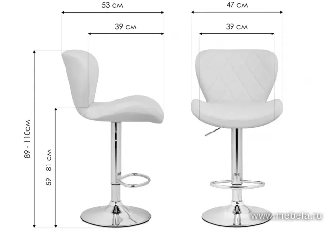 Барный стул Порш Блэк