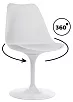 Обеденный стул Тулип Белый