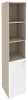 Офисный шкаф высокий узкий лев./прав. (1 низкий фасад ЛДСП)