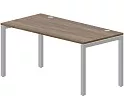 Стол рабочий на металлокаркасе (П-опоры / 2 громмета)