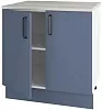 Шкаф кухонный напольный 80 см, со столешницей и дверьми