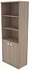 Офисный шкаф высокий для документов полуоткрытый Style