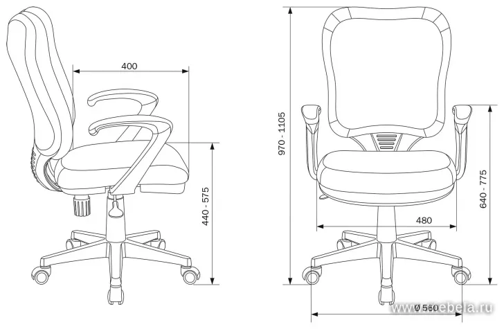 кресло CH-540AXSN