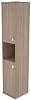 Офисный шкаф высокий узкий полузакрытый(Л/Пр)