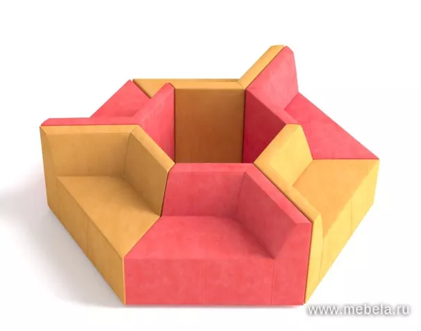 Офисный диван Оригами