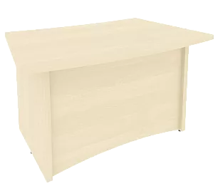 Офисный письменный стол для руководителя (криволинейный)