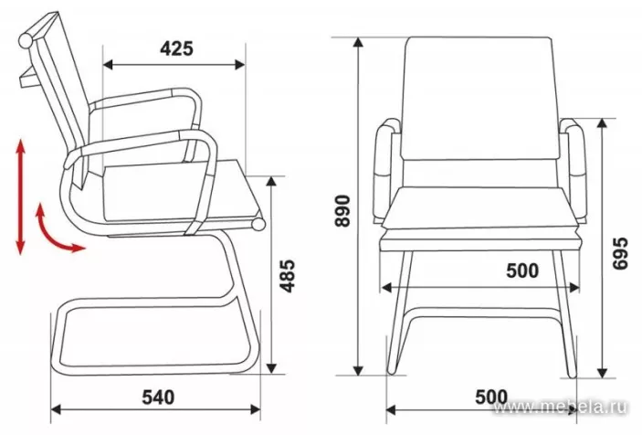 кресло CH-993-low-V/Eco