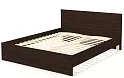 Кровать двуспальная (под матрас 160х200 см, основание ЛДСП)