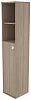 Офисный шкаф высокий узкий полузакрытый(Л/Пр)