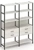 Двухсекционный стеллаж пятиярусный с ящиками