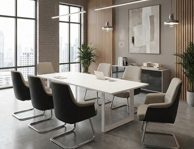 фото столы Оникс Метал-О Белый