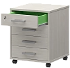 Тумба подкатная 4 ящ. с замком