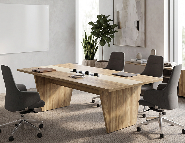 фото столы Корнер Гикори №3